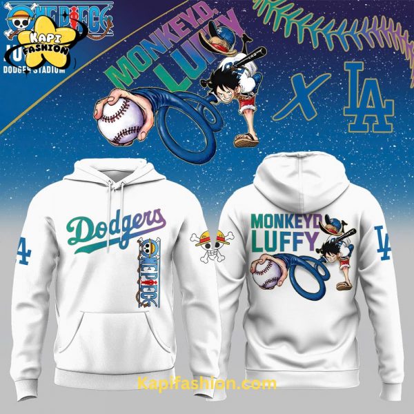 Los Angeles Dodgers ONE PIECE Night Hoodie