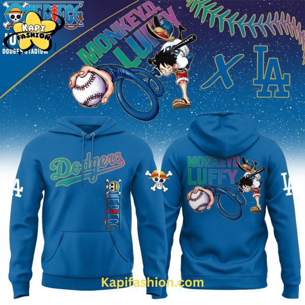 Los Angeles Dodgers ONE PIECE Night Hoodie V2