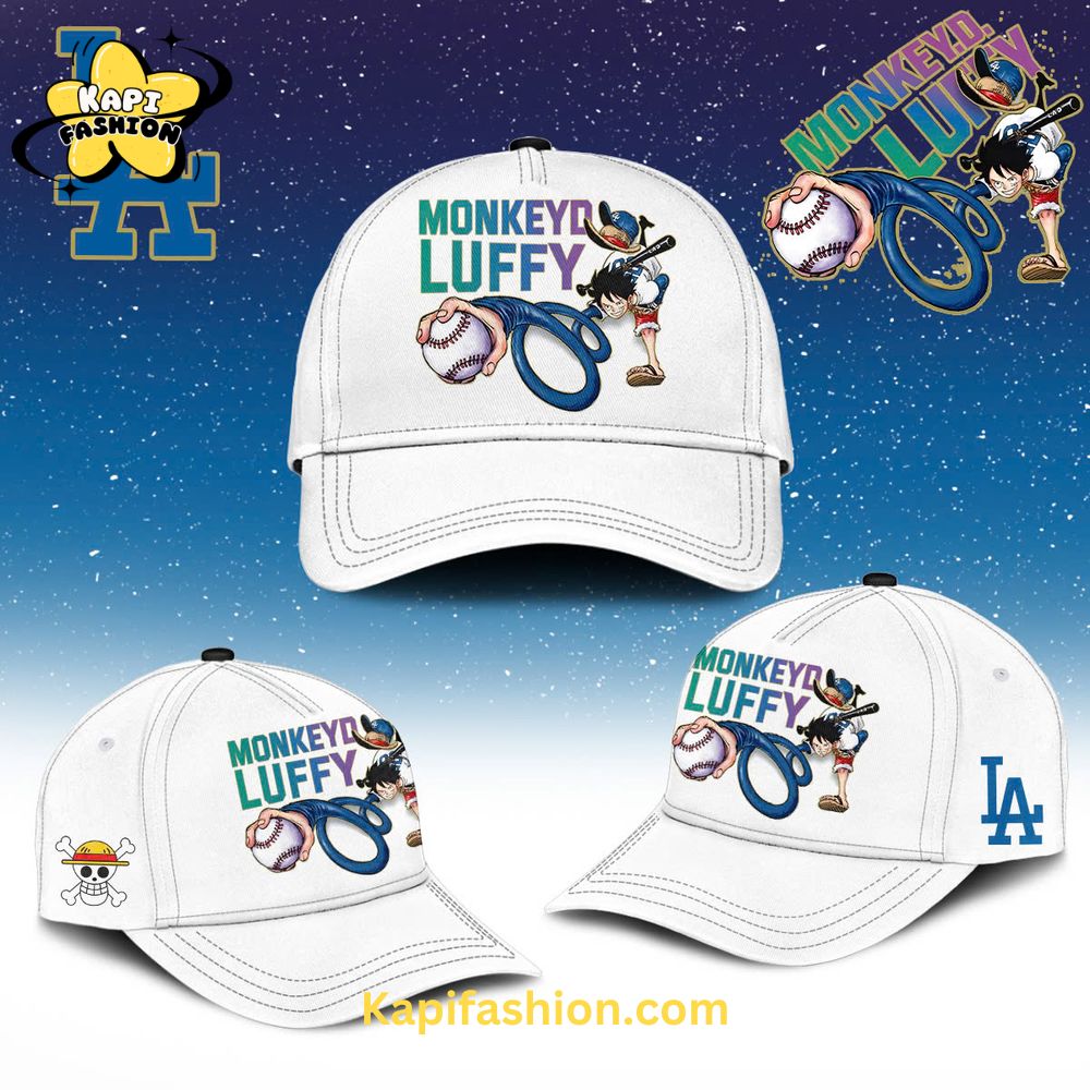 Los Angeles Dodgers ONE PIECE Night Tshirt V2 Los Angeles Dodgers ONE PIECE Night Tshirt V2