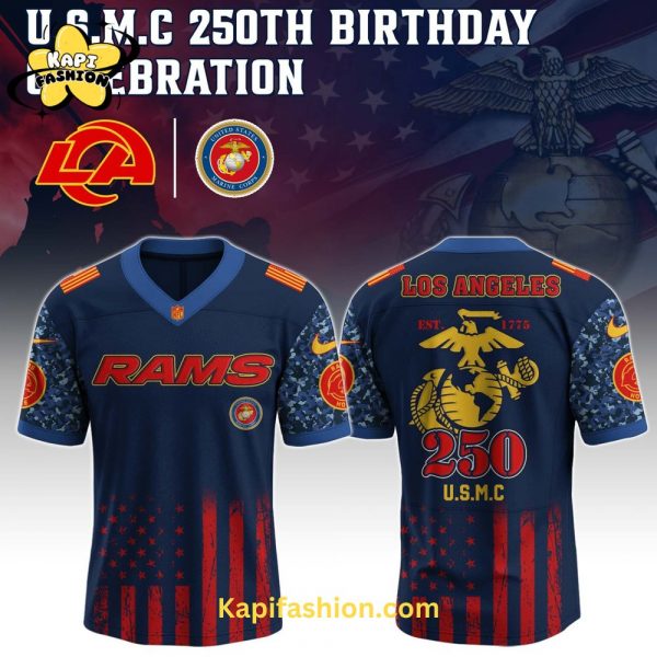 Los Angeles Rams US U.S.M.C 250th Birthday Limited Edition Jersey