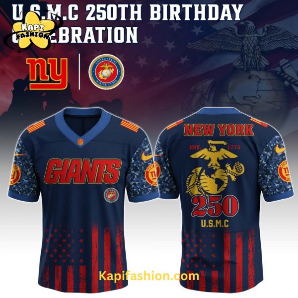 New York Giants US U.S.M.C 250th Birthday Limited Edition Jersey