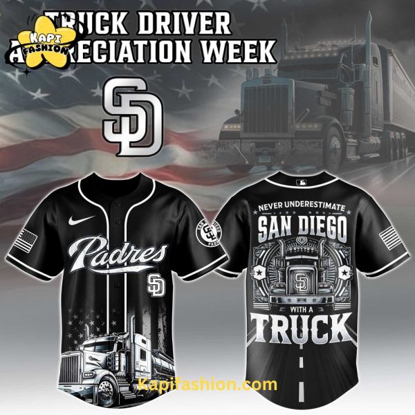 San Diego Padres Nation Truck Driver Appreciation Week Limited Edition Jersey 2025