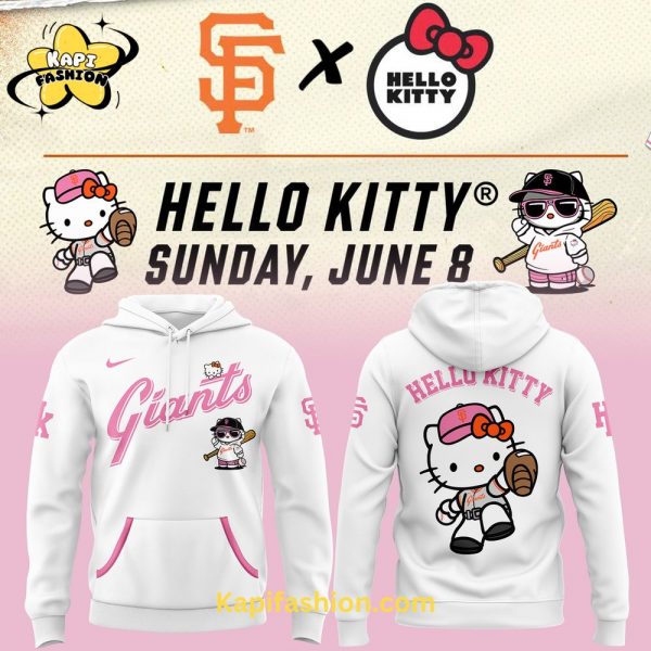 San Francisco Giants Hello Kitty Night Hoodie