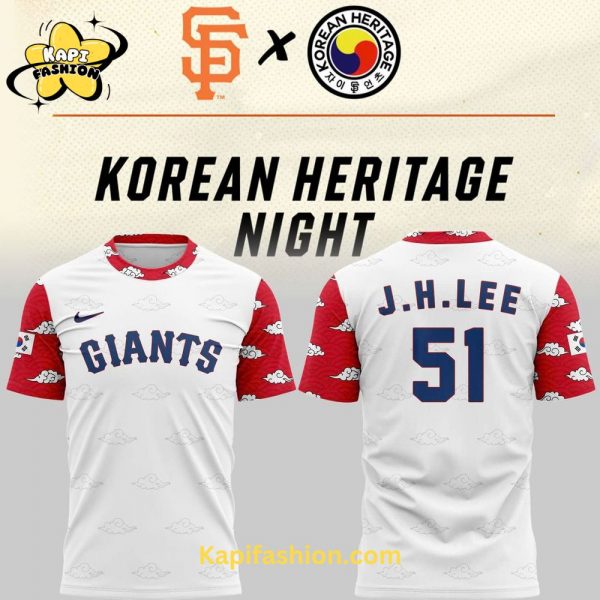 San Francisco Giants Korean Heritage Celebration Tshirt