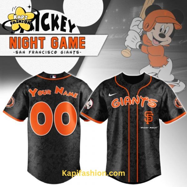 San Francisco Giants Mickey Mouse Night Game Jersey