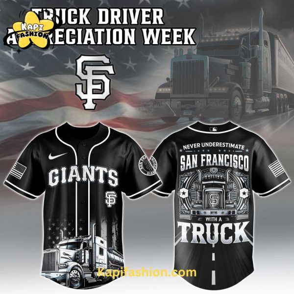 San Francisco Giants Nation Truck Driver Appreciation Week Limited Edition Jersey 2025