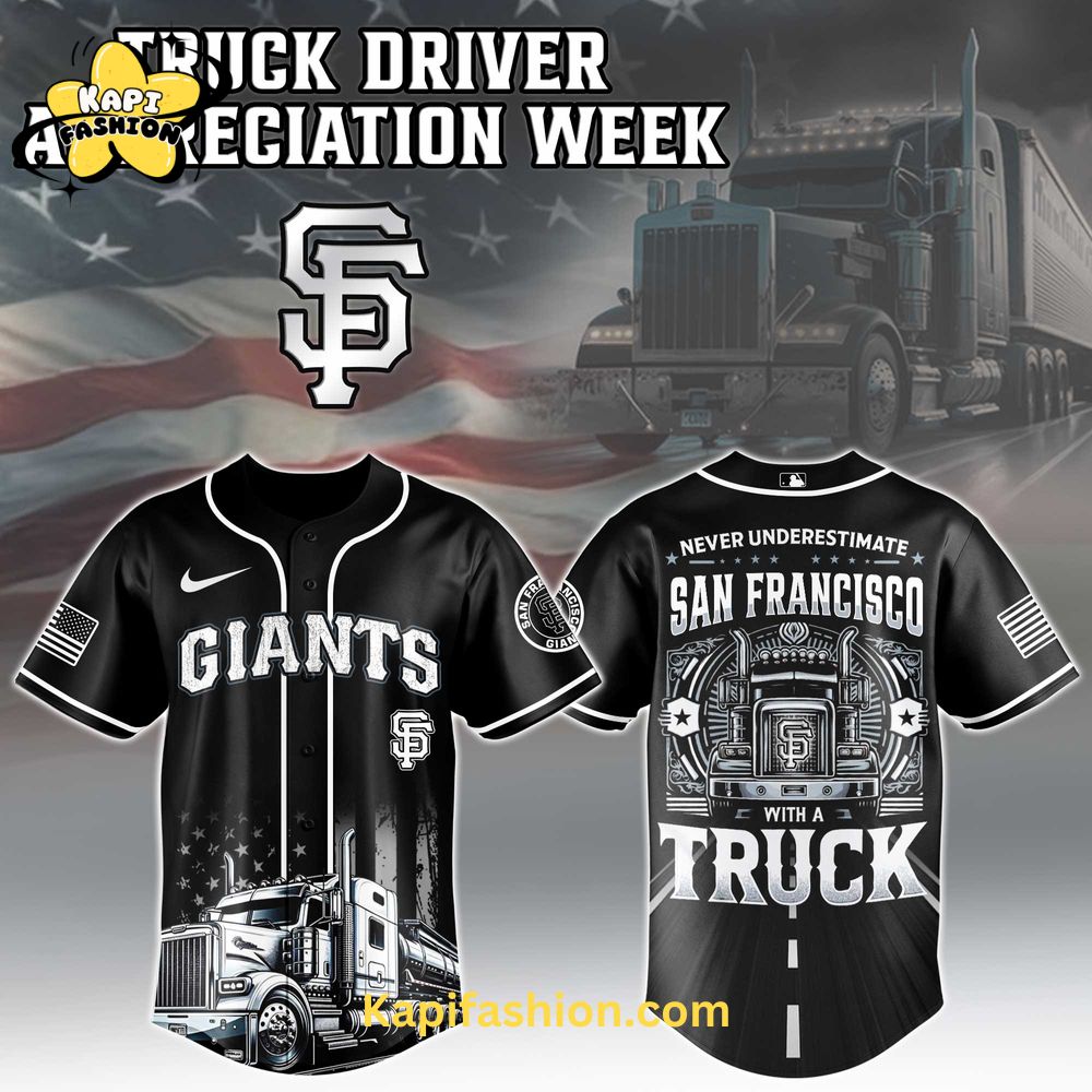 San Francisco Giants Nation Truck Driver Appreciation Week Limited Edition Jersey 2025 San Francisco Giants Nation Truck Driver Appreciation Week Limited Edition Jersey 2025