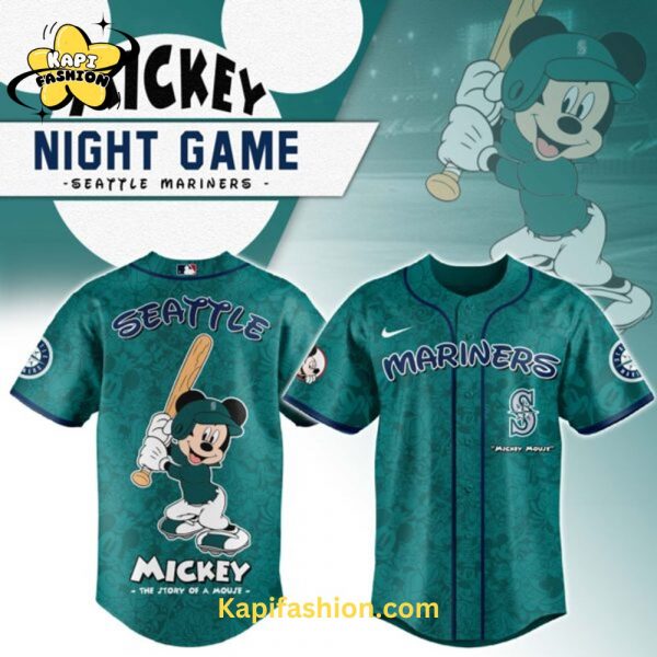 Seattle Mariners Mickey Mouse Night Game Jersey