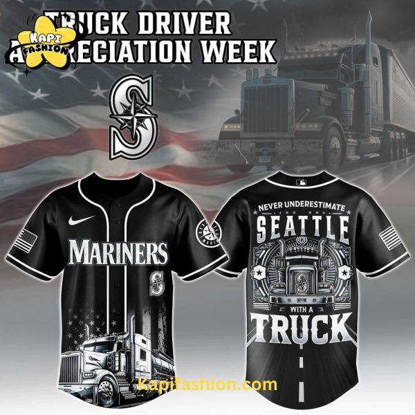 Seattle Mariners Nation Truck Driver Appreciation Week Limited Edition Jersey 2025
