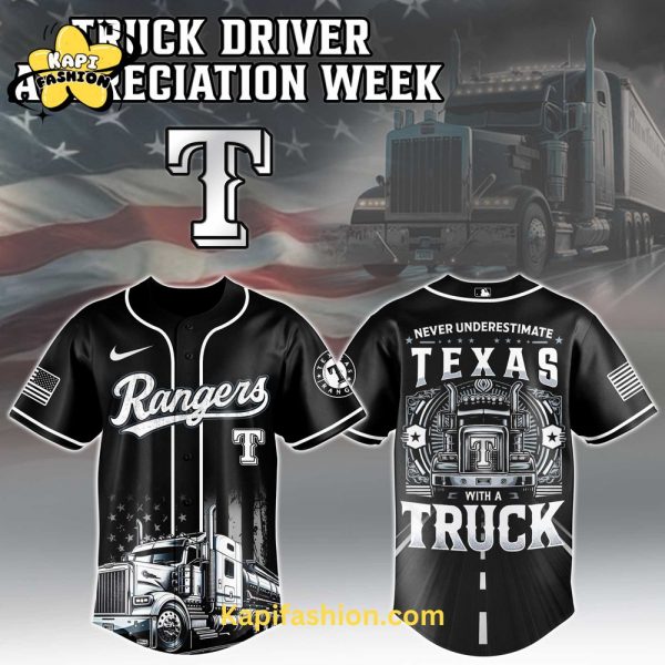 Texas Rangers Nation Truck Driver Appreciation Week Limited Edition Jersey 2025