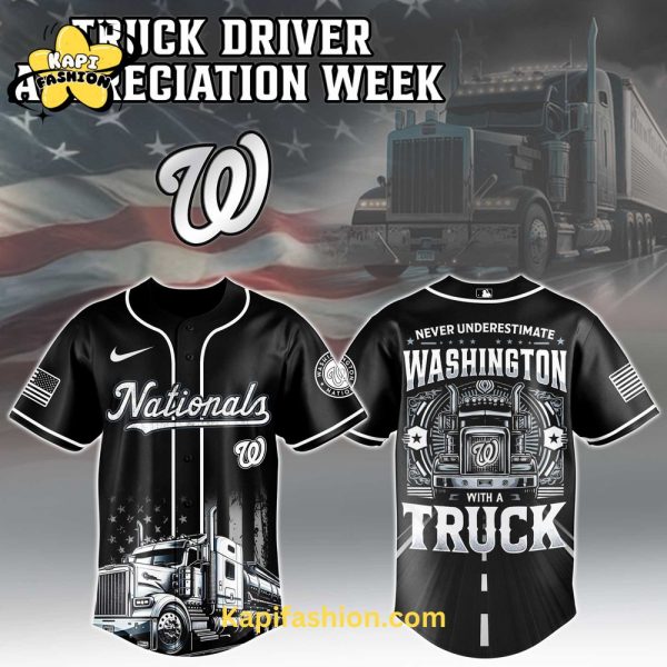 Washington Nationals Nation Truck Driver Appreciation Week Limited Edition Jersey 2025