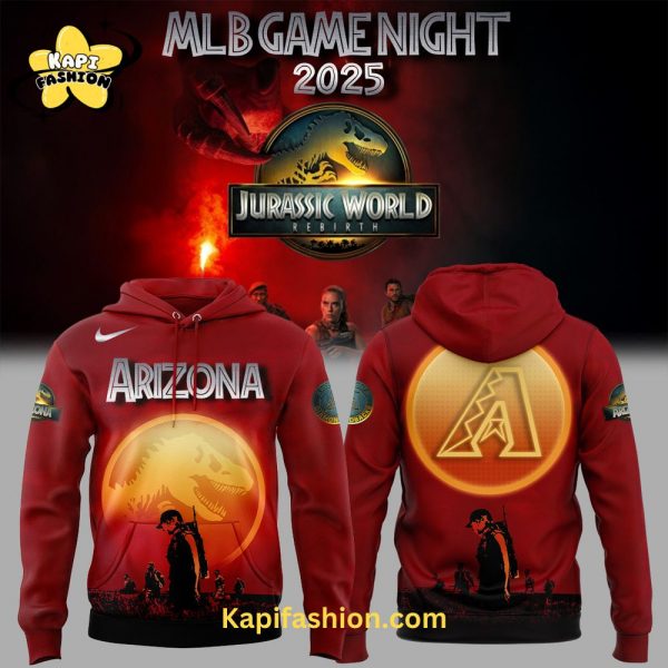 Arizona Diamondbacks Baseball Jurassic World Rebirth Limited Edition Hoodie
