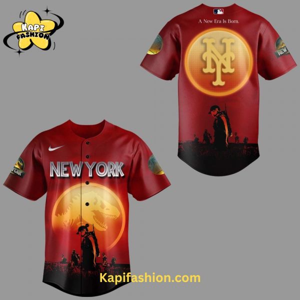 Kapifashion2FNew York Mets Baseball Jurassic World Rebirth Limited Edition Jersey 2