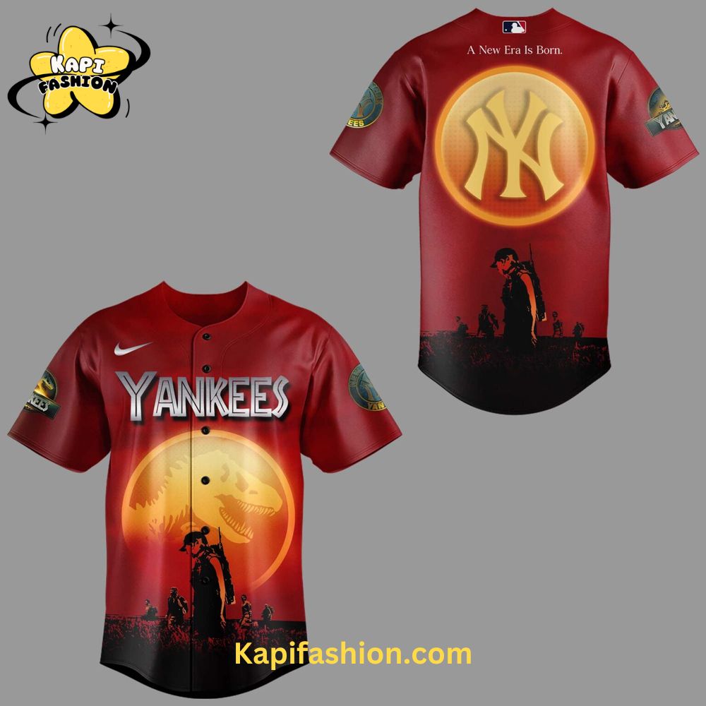 New York Yankees Baseball Jurassic World Rebirth Limited Edition Jersey New York Yankees Baseball Jurassic World Rebirth Limited Edition Jersey