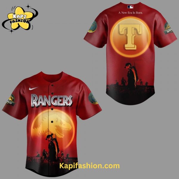 Texas Rangers Baseball Jurassic World Rebirth Limited Edition Jersey