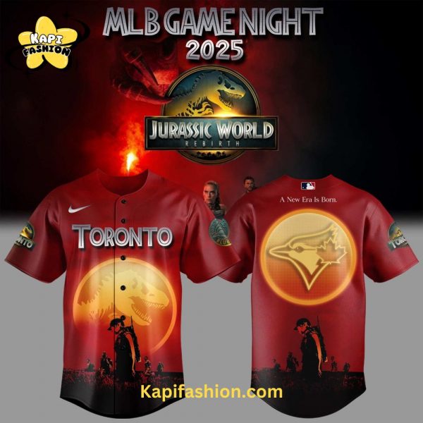 Toronto Blue Jays Baseball Jurassic World Rebirth Limited Edition Jersey