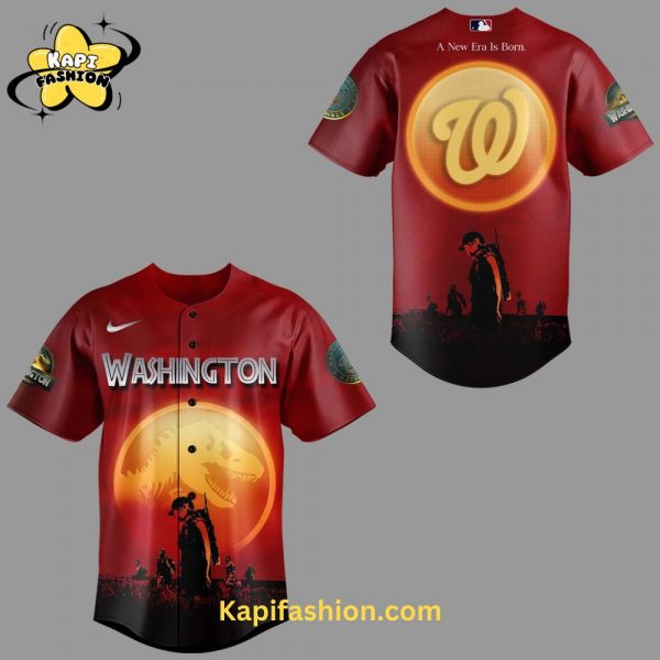 Washington Nationals Baseball Jurassic World Rebirth Limited Edition Jersey