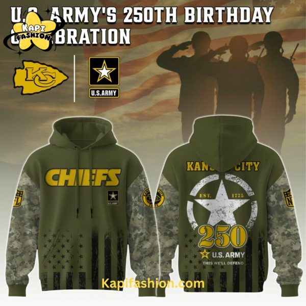 Kansas City Chiefs NFL x 250 U.S. ARMY Hoodie 01